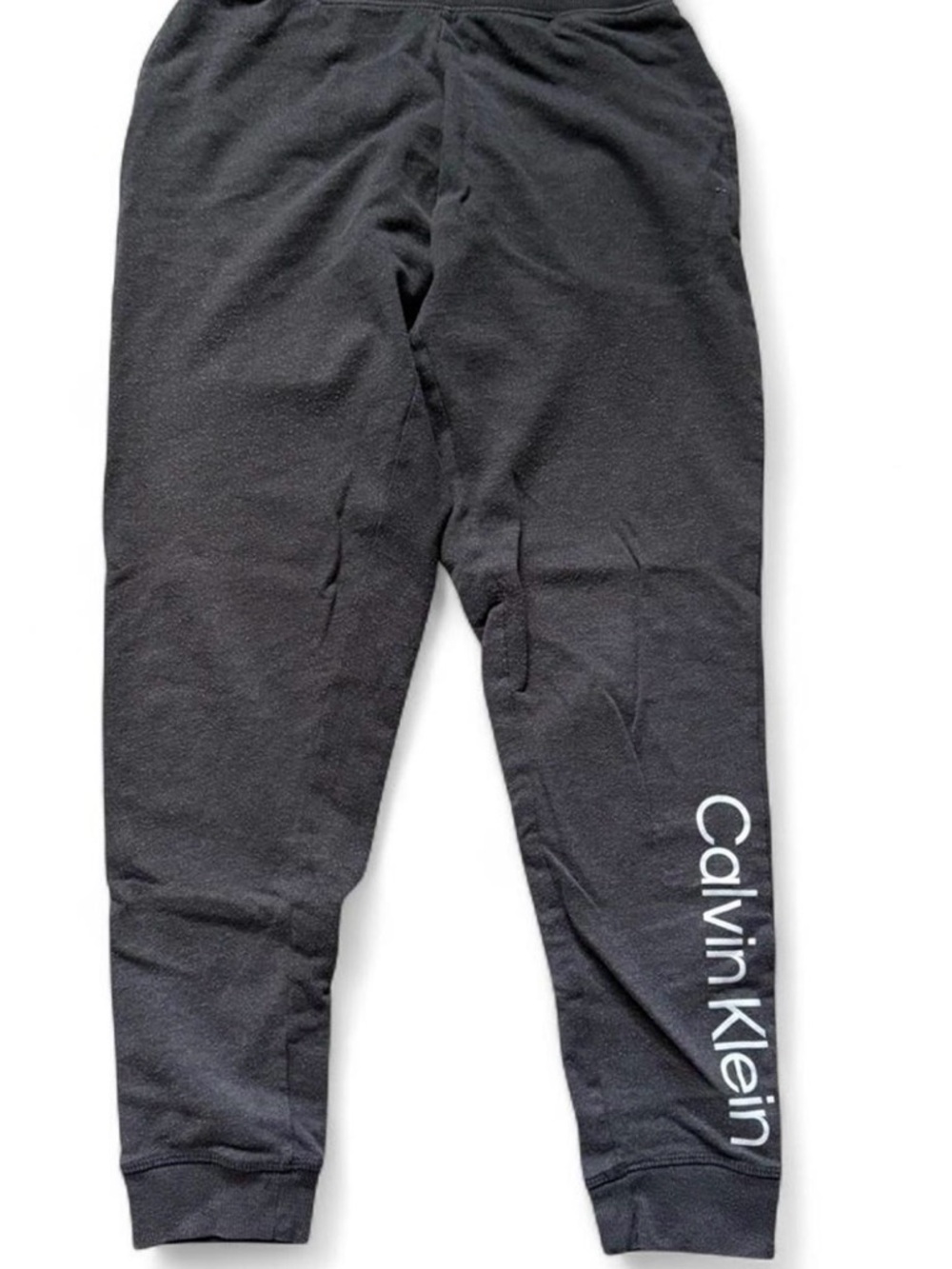 Calvin Klein Black Jogger Pants with White Logo